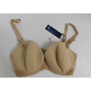 New‎ Lou Music Hall Contour 20564 Beige Underwire Bra 34D